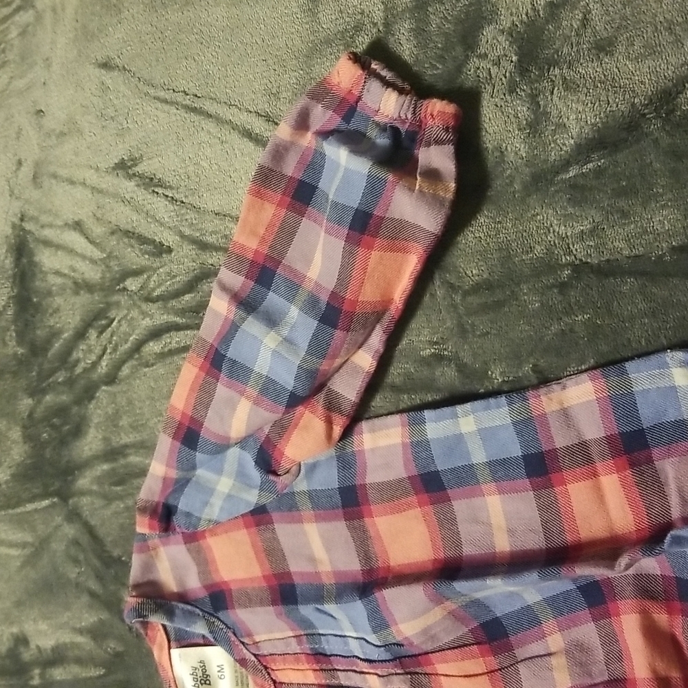 Oshkosh Baby Girl's Plaid Onesie - Picture 5 of 11